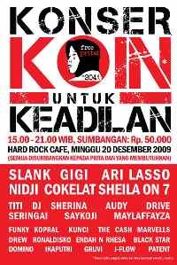 Relawan Gelar Konser Koin (Kepedulian Orang Indonesia)