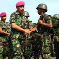 136 Prajurit Marinir Berangkat ke Pulau Terluar