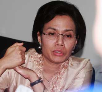 Sri Mulyani di Markas Detikcom