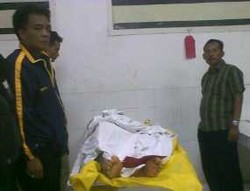 Jasad Rasit Dijemput Keluarga