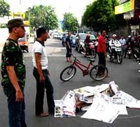 Koantas Bima Tabrak Motor