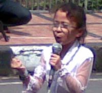 Aksi Penyair Cilik di Braga Festival