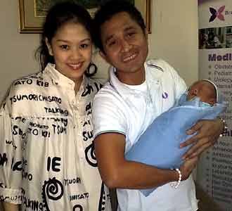 Anak Lukman Sardi Mirip Brad Pitt