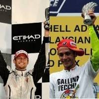 Rossi dan Button di Puncak Dunia