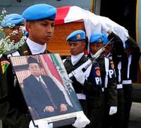 Jenazah Gus Dur Saat Tiba di Juanda
