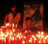 Aksi Sejuta Lilin di Surabaya