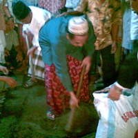 Liang Lahat Makam Gus Dur Mulai Digali