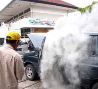 Panther Terbakar di Gereja Jimerto