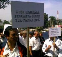 Pensiunan PT Telkom Tuntut Pesangon