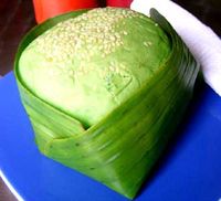 Burger Berselimut Daun Pisang