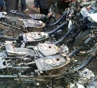 Ratusan Rangka Motor Diamankan