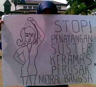 Demo Tolak Suster Keramas