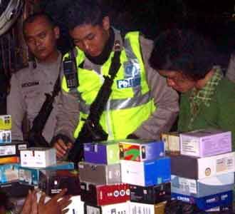 Polisi Gelar Razia HP Bekas