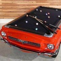 Mustang 1965 Jadi Meja Biliar