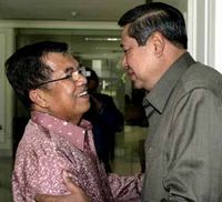 SBY Terima JK di Istana
