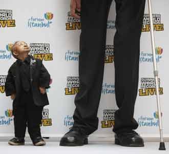 Manusia Tertinggi dan Terpendek di Dunia