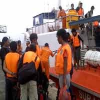 Kapal Tidak Bocor Melainkan Kandas karena Gelombang