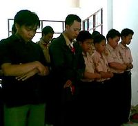 Pramuka Gelar Salat Gerhana