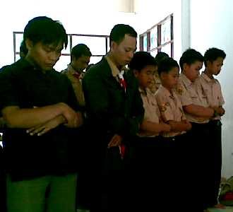 Pramuka Gelar Salat Gerhana