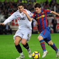 Gilas Sevilla, Barca Perlebar Jarak