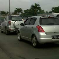 Kecelakaan di Tol Pasar Rebo, Macet 5 Km