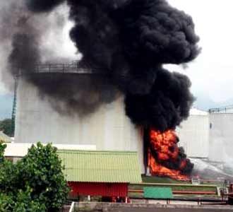 Depo Pertamina NTB Terbakar