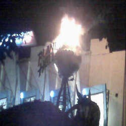 Planet Hollywood di Gatot Subroto Terbakar