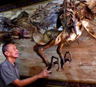 Keindahan Lukisan Pelepah Pisang