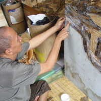 Lukisan Pelepah Pisang Karya Moel