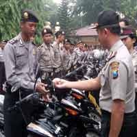 Dapat Hibah Motor, Polres Bagikan ke Babinkamtibmas