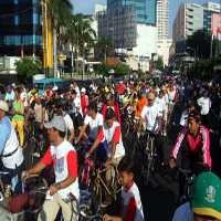 Kegiatan Sepeda Santai Ramaikan Jakarta