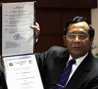 Penghargaan untuk MK