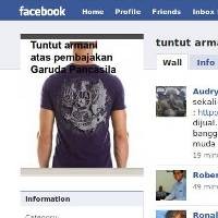 Garuda di Armani Belah Facebooker