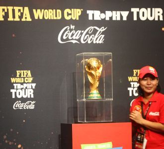Trofi Piala Dunia Mampir Jakarta