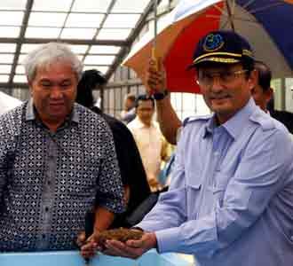 Fadel Tebar Pakan Ikan Organik