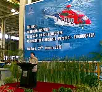 Peresmian Perakitan Helikopter Mutakhir