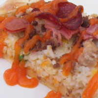 Pizza Nasi ala Cafe Milan