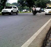 Jelang Demo, Jalan Sudirman Lengang