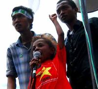 Demo 100 Hari SBY-Boediono