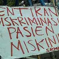 Serikat Rakyat Miskin Tuntut Jaminan Kesehatan