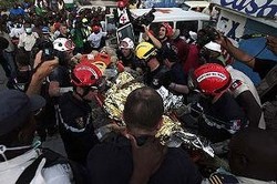 Korban Gempa Tinggalkan Haiti, Diduga karena Kelaparan