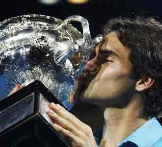 Federer Meraja di Melbourne