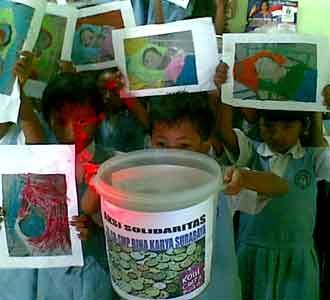 Gerakan Koin Cinta Bilqis di Kremil