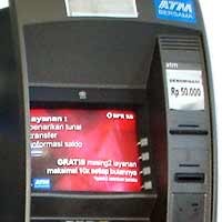 Kartu Tertelan Mesin ATM, Tabungan Kapolsek Amblas