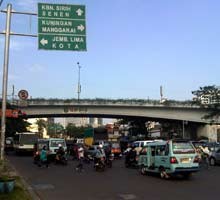 Petugas Klaim Sistem Satu Arah Kurangi Kemacetan di Tanah Abang
