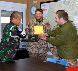 UNMILPOC Study Banding ke Satgas POM TNI