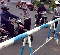 Wapres Datang, Pengendara Bingung