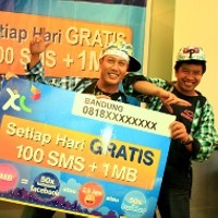 Pelanggan XL di Central Region Hobi SMS