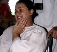 Nirina di Kursi Roda