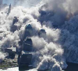 Foto Udara Saat WTC Runtuh Dirilis